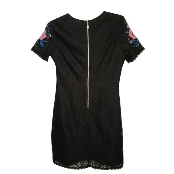 Y2K Romeo & Juliet Couture Dress Size S Pink Embroidery Floral Zip New Wimsygoth - Picture 2 of 9